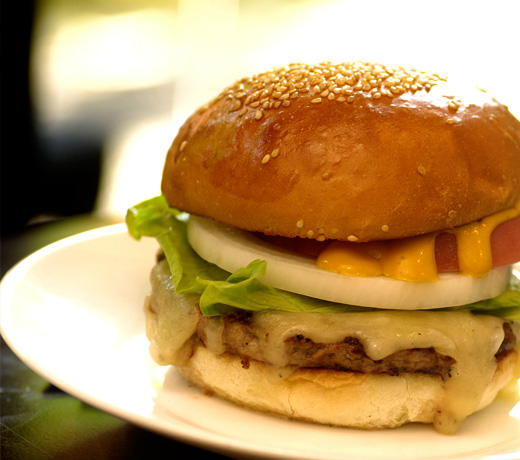 ハンバーガー パッチ 置物（ベース付） ハンバーガー パッチ